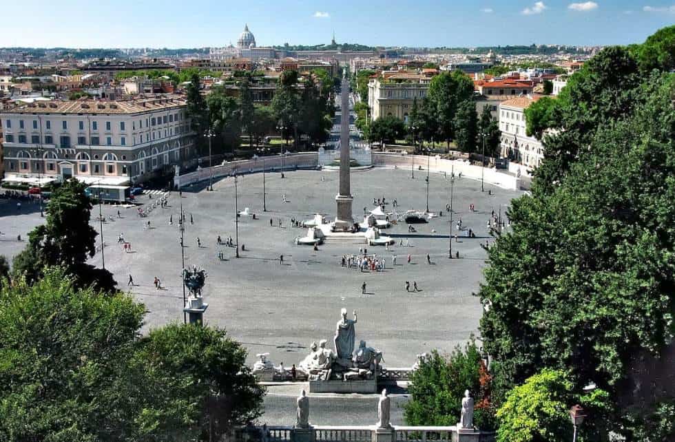 Piazza del Popolo view