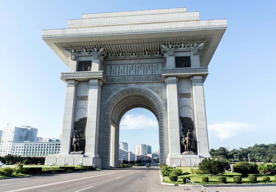 Arch of triumph pyongyang