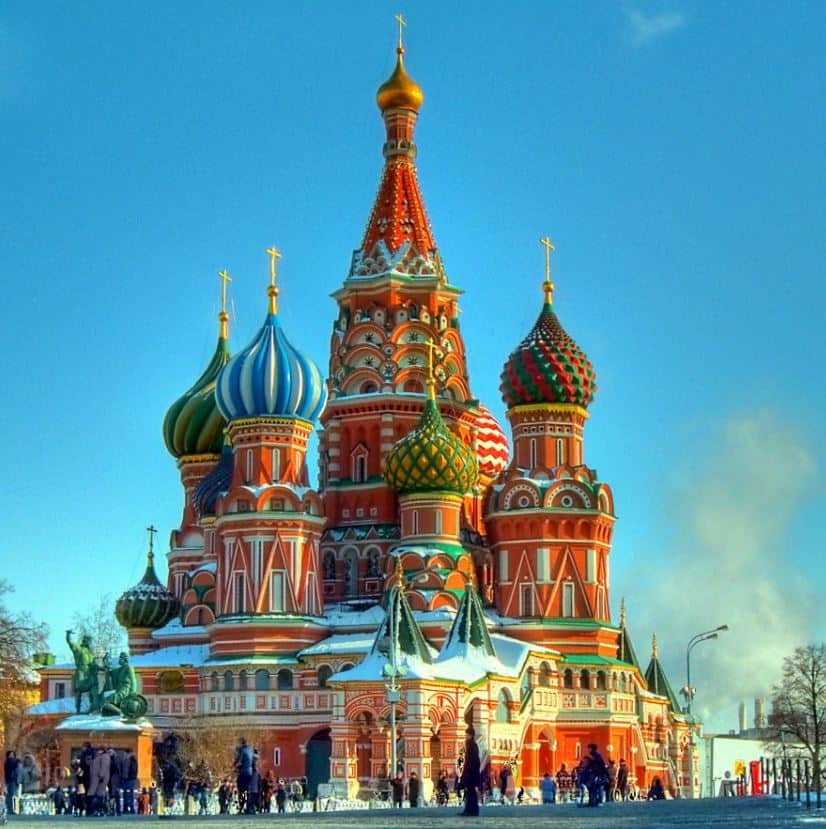 best things to do in Moscow saint basils cathedral